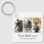 最高のパパEver Keepsake写真数々の キーホルダー (正面)