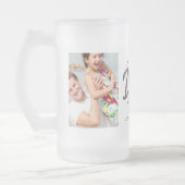 最高のパパEver Keepsake 2 Photo Frosted Glass Beer フロストグラスビールジョッキ (左)