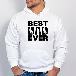 最高のパパEver Kidシルエット パーカ