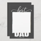 最高のパパEver Kids Photo Father's Day 招待状 (正面/裏面)