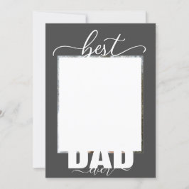 最高のパパEver Kids Photo Father's Day 招待状