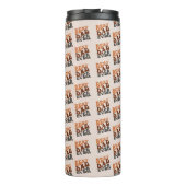 最高のパパEver Logo 2 Photo Groovyレトロタイポグラフィ タンブラー (裏面)