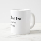 最高のパパEver Magおもしろい – 父の日のプレゼント ジャンボコーヒーマグカップ (正面右)