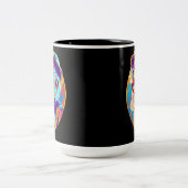 最高のパパEver Mag - パーソナライズされた Coffee Cup Gift ツートーンマグカップ (中央)