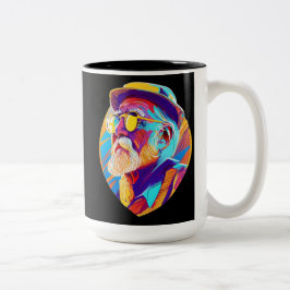 最高のパパEver Mag - パーソナライズされた Coffee Cup Gift ツートーンマグカップ