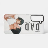 最高のパパEver Minimalist写真 Samsung Galaxyケース (裏面横)