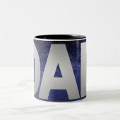 最高のパパEver Mug – お父さんおもしろいへの愛なる贈り物 ツートーンマグカップ (中央)