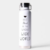 最高のパパEver Mug – 父の日のプレゼント ウォーターボトル (背面)