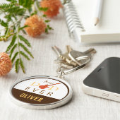 最高のパパEVER MUSIC KEEPSAKE FATERSモダン Day キーホルダー (側面)