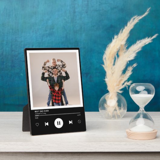 最高のパパEver Music Playerフォトキープサケ フォトプラーク (側面)