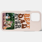 最高のパパEver PhotoとGroovyレトロタイポグラフィ Case-Mate iPhoneケース (裏面 (横))