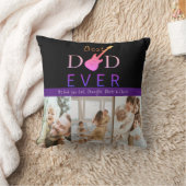 最高のパパEver Photo モダン Keepsake Faters Day クッション (ブランケット)