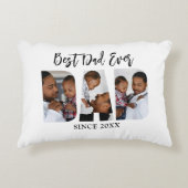 最高のパパEver Photo Accent Pillow アクセントクッション (正面)