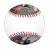 最高のパパEver Photo Baseball 野球ボール (裏面)