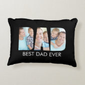 最高のパパEver Photo Black アクセントクッション (裏面)