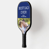 最高のパパEVER Photo Blue Father's dayカスタム ピックルボールラケット (左)