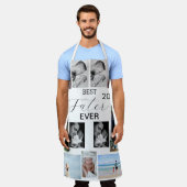最高のパパEver Photo Collageエプロン エプロン (着用した状態)