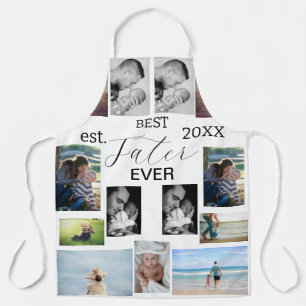 最高のパパEver Photo Collageエプロン エプロン