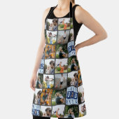 最高のパパEver Photo Collageパターン エプロン (インサイチュ)