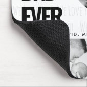 最高のパパEver Photo Collageファミリー マウスパッド (コーナー)