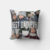 最高のパパEver Photo Collage クッション (正面)