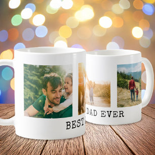 最高のパパEver Photo Collage コーヒーマグカップ