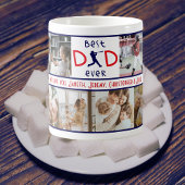 最高のパパEver Photo Collage モダン Fanthers Day コーヒーマグカップ