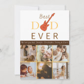 最高のパパEver Photo Collage モダン Fanthers Day シーズンカード (正面)