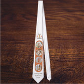 最高のパパEver Photo Collage モダン Fanthers Day ネクタイ