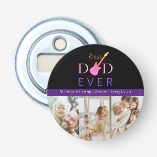 最高のパパEver Photo Collage モダン Fanthers Day 栓抜き