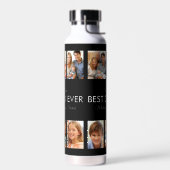 最高のパパEver Photo Collage Fanthers Day ウォーターボトル (左面)