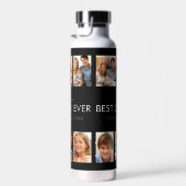 最高のパパEver Photo Collage Fanthers Day ウォーターボトル (右面)