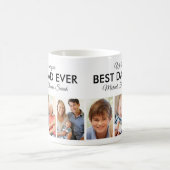 最高のパパEver Photo Collage Fanthers Day コーヒーマグカップ (中央)