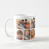 最高のパパEver Photo Collage Fanthers Day コーヒーマグカップ (左)