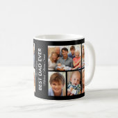 最高のパパEver Photo Collage Fanthers Day コーヒーマグカップ (正面右)