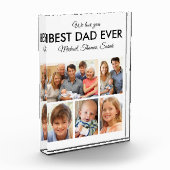 最高のパパEver Photo Collage Fanthers Day フォトブロック (左)