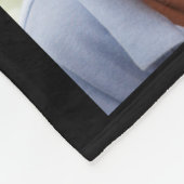 最高のパパEver Photo Collage Fanthers Day フリースブランケット (角)