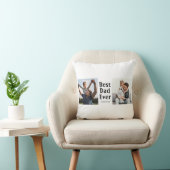 最高のパパEver Photo Collage Father's day Gift クッション (椅子)
