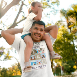 最高のパパEver Photo Collage Father's Day Tシャツ