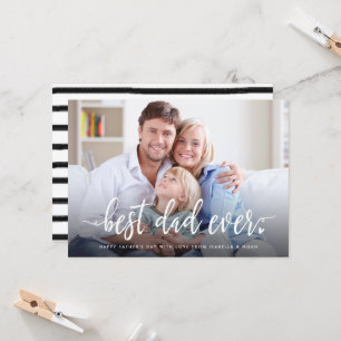最高のパパEver Photo Father's Day カード