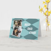 最高のパパEver Photo Father's Day Card カード (黄色い花)