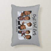 最高のパパEver Photo Gray アクセントクッション (正面(垂直))