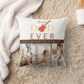 最高のパパEver Photo Keepsakeモダン Fanthers Day クッション (ブランケット)