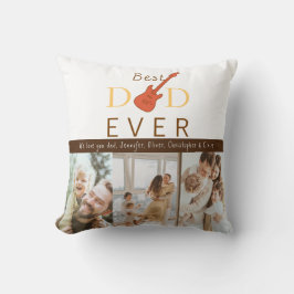 最高のパパEver Photo Keepsakeモダン Fanthers Day クッション