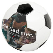 最高のパパEver Photo Keepsake サッカーボール (3/4)