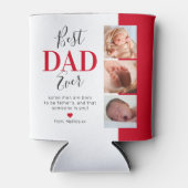 最高のパパEver Photo Keepsake 缶クーラー (正面)