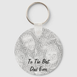 最高のパパEVER PHOTO KEYCHAINテンプレート キーホルダー