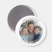 最高のパパEver Photo magnet マグネット (正面/裏面)