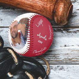 最高のパパEver Red 2の写真サイン入り野球 野球ボール