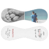 最高のパパEver Ribbon Father's Day Photo Collage ソフトボール (パネル)